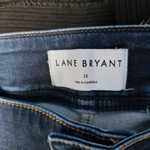 Lane Bryant High Rise Super Stretch 3 Button Jeggings Women's Size 18 - Picture 13 of 14